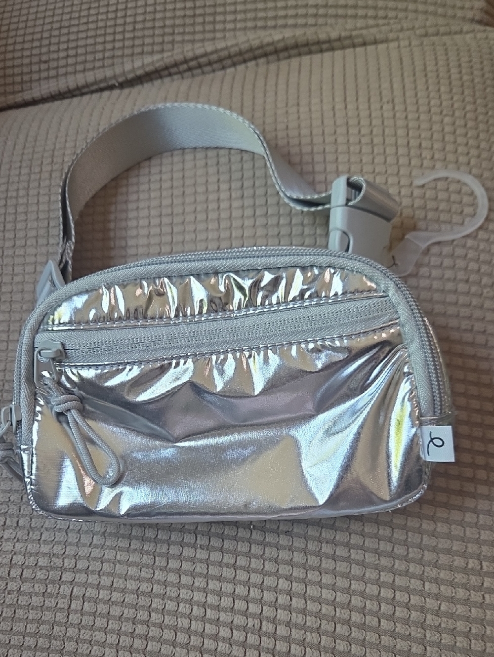 Vee Silver Metallic Women’s Belt Bag by Vee Collective